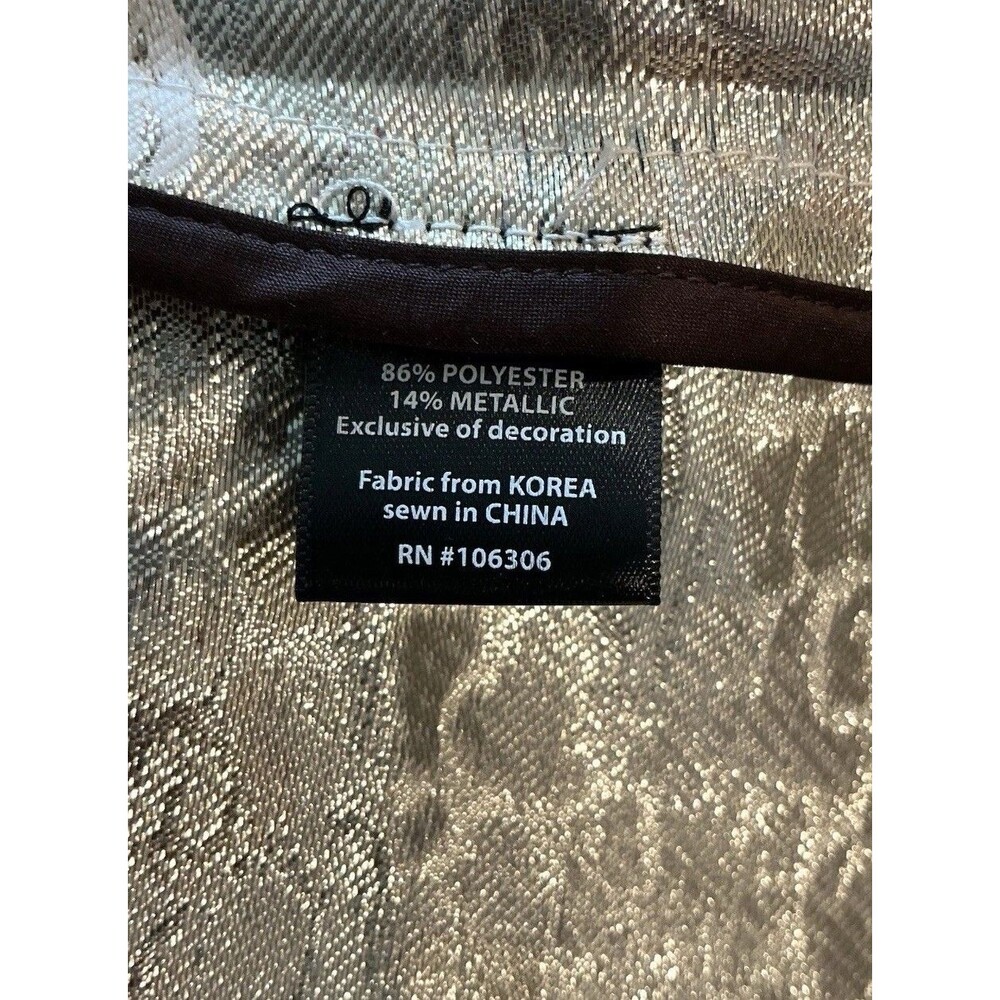 Berek Art to Wear Abstract Print Swing Jacket Metallic Accents Size Large - Picture 12 of 13